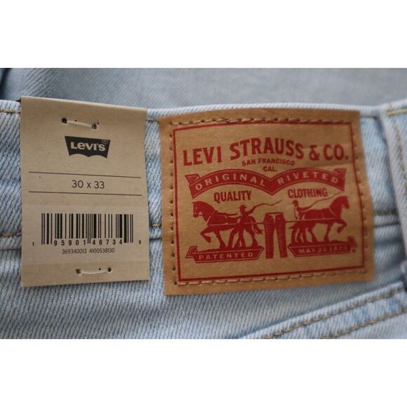 Levi's Women's Sz 30 x 33 Light Blue High Rise Ribcage Bootcut Denim Jeans - Picture 4 of 8